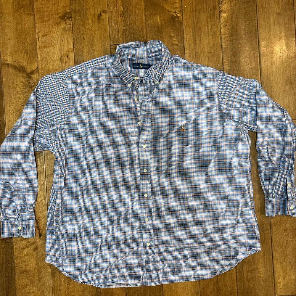 Ralph Lauren Long Sleeve Button Down Shirt - 2XB